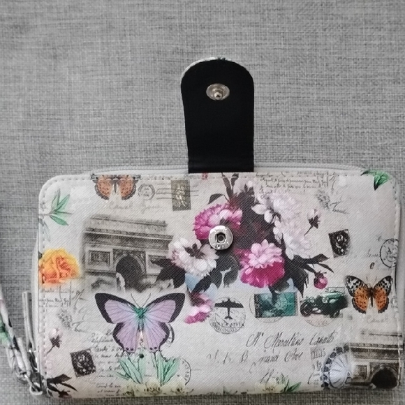 Mundi Floral and Butterfly Print Wallet - Picture 9 of 9